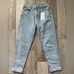 Zara Blue Mom Fit Jeans High Rise